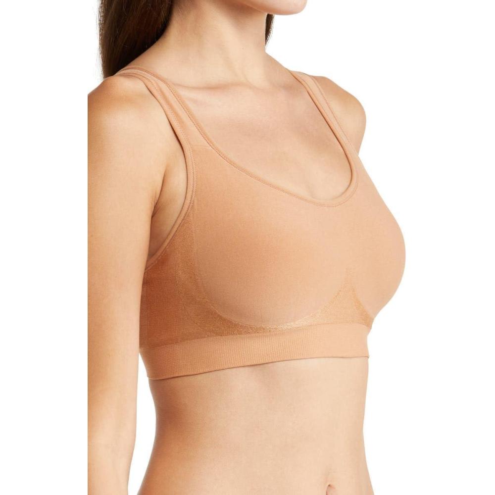 imageSHAPERMINT Wireless Bras for Women No Underwire  Small to Plus Size Bralettes with Support and Natural LiftLatte