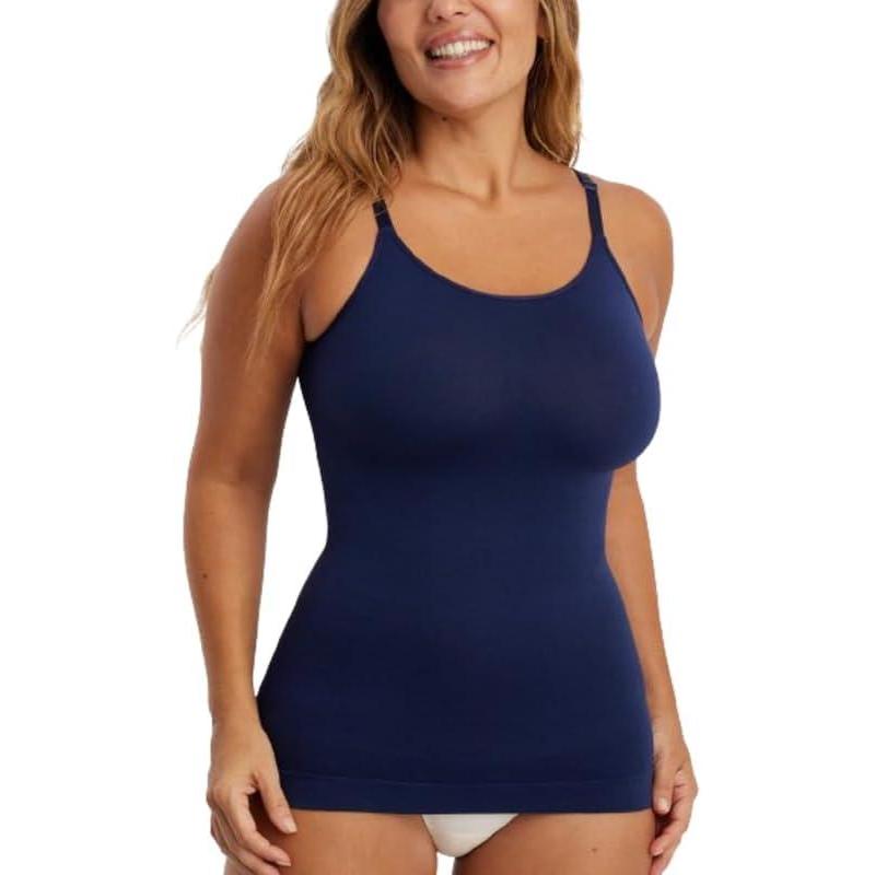 imageSHAPERMINT Womens Tops  Scoop Neck Cami Body Shaper for Women Shapewear Tummy Control Camisole Tank Tops for Women1 Pack  Navy