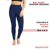 SHAPERMINT Comfort Mid-Waist Shaping Leggings for Women – Leggings for Women Tummy Control, Thick Non-See-Through
