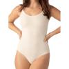 SHAPERMINT Bodysuits for Women – Body Shaper Tummy Control Bodysuit, Shapewear Bodysuits for Women, Scoop Neck Plus Size(Beige)