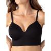 SHAPERMINT Bra – Wireless Bras for Women No Underwire – Wirefree Bralettes for Women with Support – Wireless Bra Bralette(Black)
