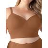 SHAPERMINT Bra – Wireless Bras for Women No Underwire – Wirefree Bralettes for Women with Support – Wireless Bra Bralette(Latte)