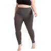 SHAPERMINT Comfort Mid-Waist Shaping Leggings for Women – Leggings for Women Tummy Control, Thick Non-See-Through(Gray)