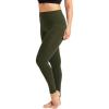 SHAPERMINT Comfort Mid-Waist Shaping Leggings for Women – Leggings for Women Tummy Control, Thick Non-See-Through(Olive)