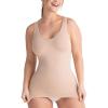 SHAPERMINT Compression Tank Cami – Tummy and Waist Control Body Shapewear Camisole for Women(Nude)
