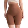 SHAPERMINT Shapewear for Women – High-Waisted Shapewear Tummy Control Shorts, Faja Body Shaper, Underwear for Women(Latte)