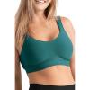 SHAPERMINT Wireless Bras for Women No Underwire – Small to Plus Size Bralettes with Support and Natural Lift(Forest)