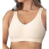 SHAPERMINT Wireless Bras for Women No Underwire – Small to Plus Size Bralettes with Support and Natural Lift(Nude)