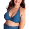 SHAPERMINT Women’s Halter Bikini Top – Swim Tops for Women, Swimwear from Small to Plus Size(Ocean Blue)