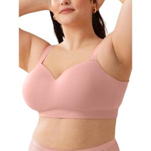 SHAPERMINT Bra – Wireless Bras for Women No Underwire – Wirefree Bralettes for Women with Support – Wireless Bra Bralette(Rose Tan)