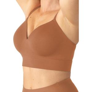 SHAPERMINT Bras for Women – Lingerie Bra, Bralettes for Women with Support, No Underwire Plus Size Bras for Women(Latte)