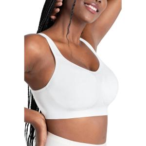 SHAPERMINT Bras for Women No Underwire – Seamless Bras for Women, Wireless Bra, Adjustable Plus Size Bra(White)