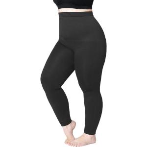SHAPERMINT High Waisted Tummy Control Compression Leggings for Women – Petite to Plus Size Womens Leggings Non See Through(Gray)