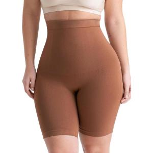 SHAPERMINT Shapewear for Women – High-Waisted Shapewear Tummy Control Shorts, Faja Body Shaper, Underwear for Women(Latte)