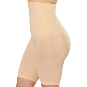 SHAPERMINT Shapewear for Women – High-Waisted Shapewear Tummy Control Shorts, Faja Body Shaper, Underwear for Women(Nude)