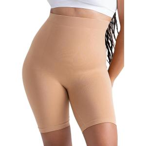 SHAPERMINT Shapewear for Women – High-Waisted Shapewear Tummy Control Shorts, Faja Body Shaper, Underwear for Women(Sand)