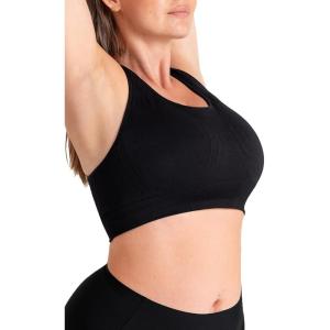 SHAPERMINT Sports Bras for Women – Workout Bras for Women, Plus Size Sports Bra, Workout Tops for Women High Support(Black)