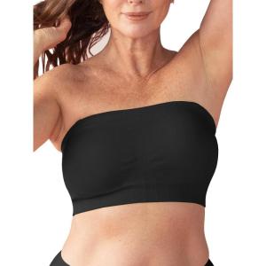 SHAPERMINT Strapless Bra – Bandeau top, Strapless Bras for Women, Plus Size Lingerie for Women, Free Clear Bra Straps(Black)