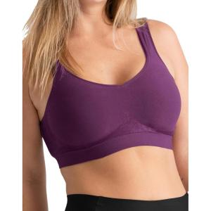 SHAPERMINT Wireless Bras for Women No Underwire – Small to Plus Size Bralettes with Support and Natural Lift(Mulberry)