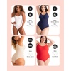 SHAPERMINT Bodysuit Shapewear for Women – Tummy Control Seamless Body Shaper, Small to Plus Size, Thong & Brief Bodysuit