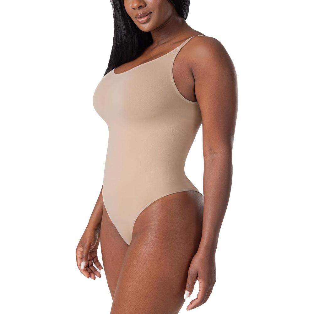 image:imageSHAPERMINT Thong Bodysuit Tummy Control Shapewear for WomenChai