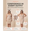 SHAPERMINT Thong Bodysuit, Tummy Control Shapewear for Women(White)